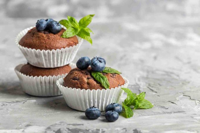 chocolate blueberry bites